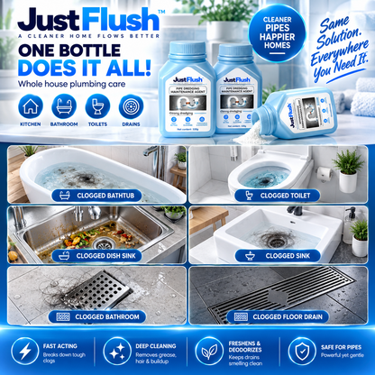 Just Flush Eco-Pure Drain & Odor Remover
